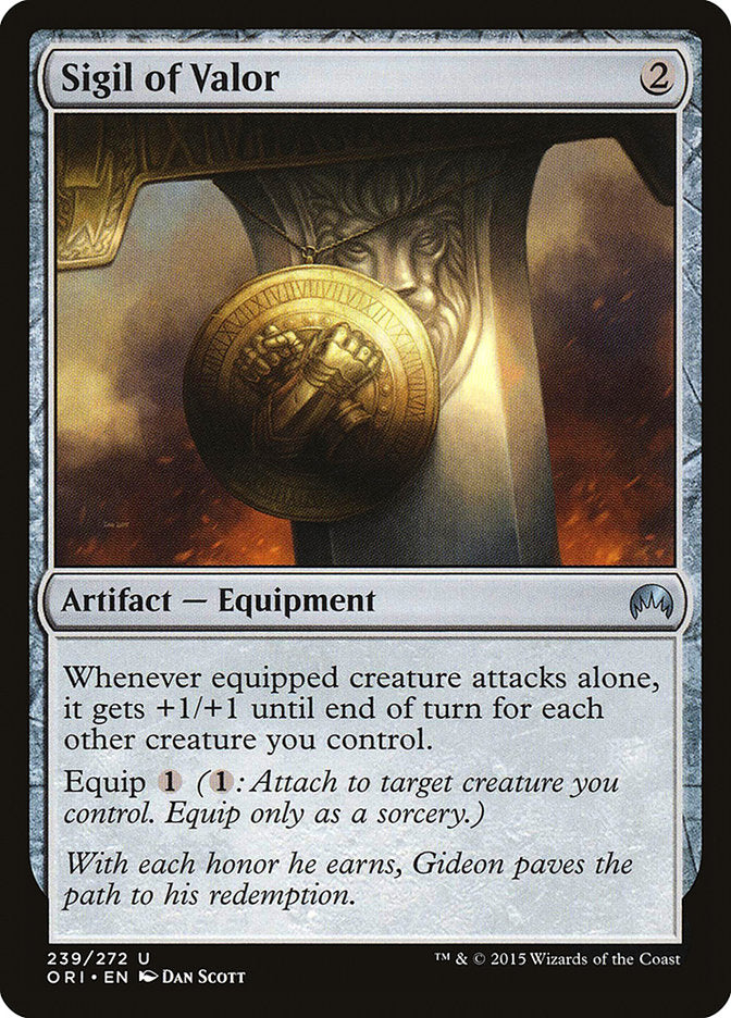 Sigil of Valor [Magic Origins] Magic: The Gathering
