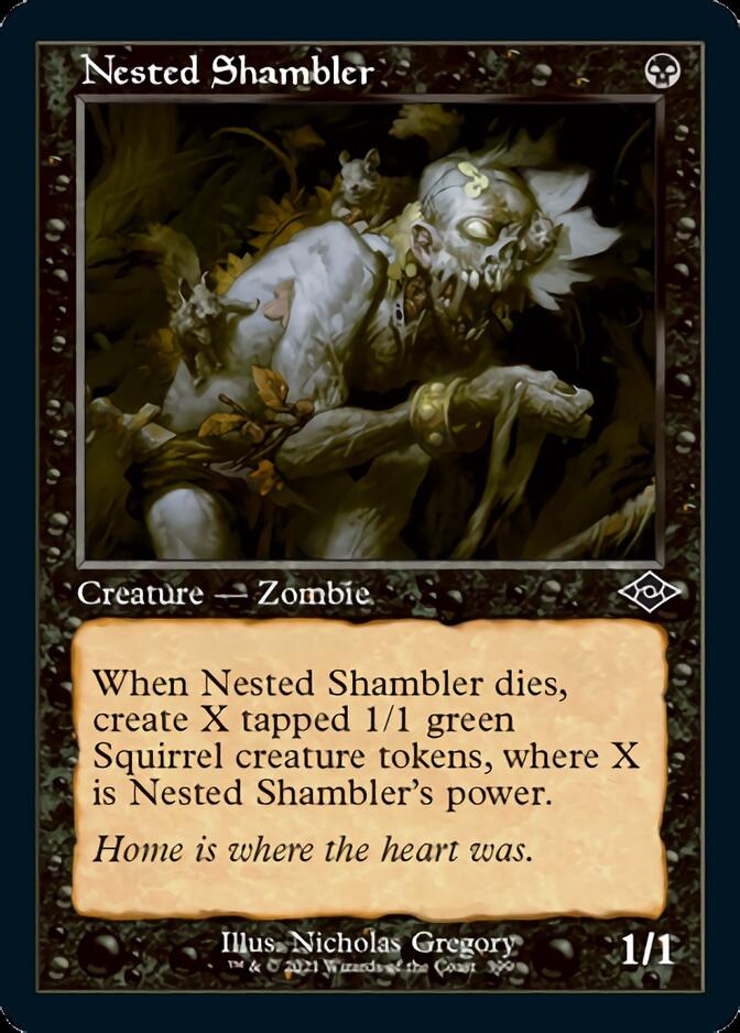 Nested Shambler (Retro Foil Etched) [Modern Horizons 2] Magic: The Gathering