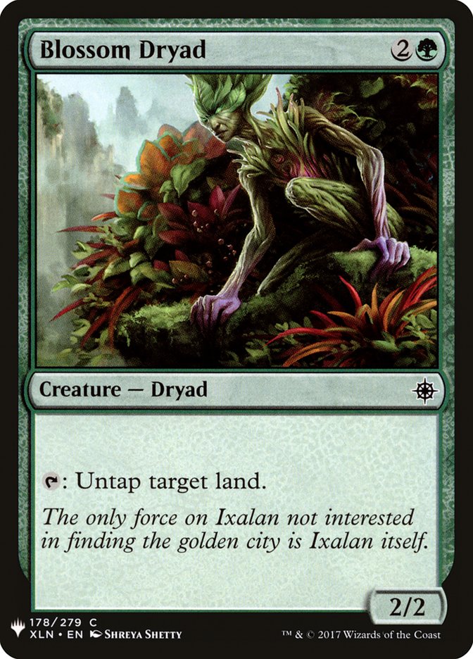 Blossom Dryad [Mystery Booster] Magic: The Gathering