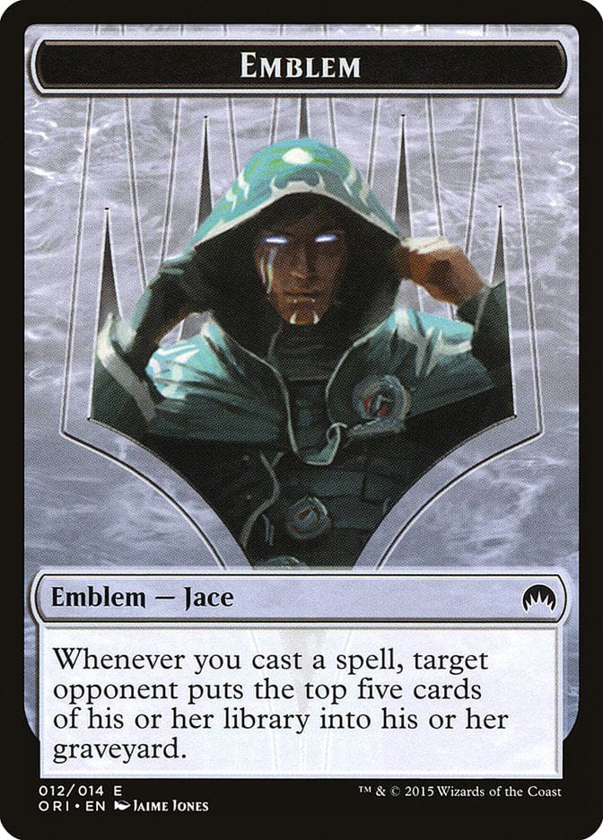 Jace, Telepath Unbound Emblem [Magic Origins Tokens] Magic: The Gathering