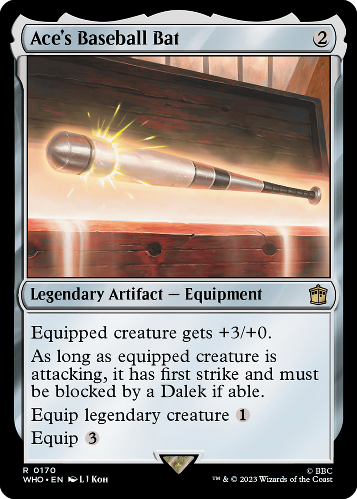 Ace's Baseball Bat [Doctor Who] Magic: The Gathering