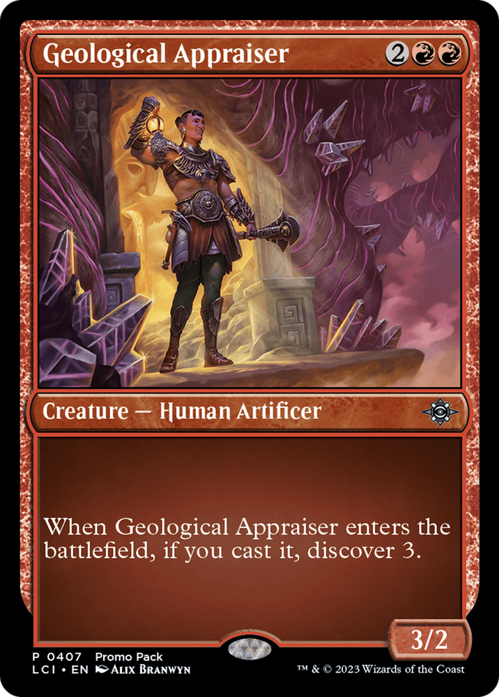 Geological Appraiser [The Lost Caverns of Ixalan Promos] Magic: The Gathering