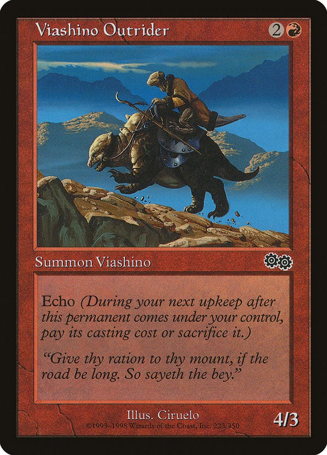 Viashino Outrider [Urza's Saga] Magic: The Gathering