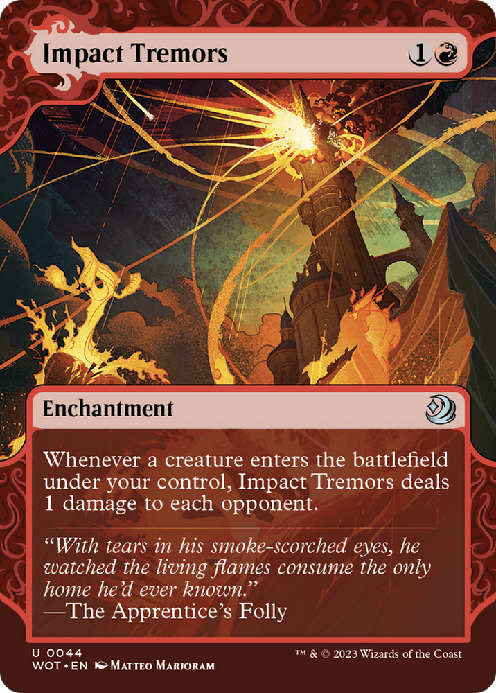 Impact Tremors [Wilds of Eldraine: Enchanting Tales] Magic: The Gathering