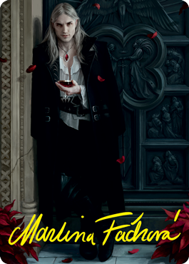 Sorin the Mirthless 1 Art Card (Gold-Stamped Signature) [Innistrad: Crimson Vow Art Series] Magic: The Gathering