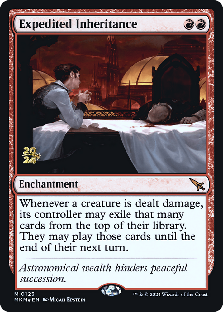 Expedited Inheritance [Murders at Karlov Manor Prerelease Promos] Magic: The Gathering