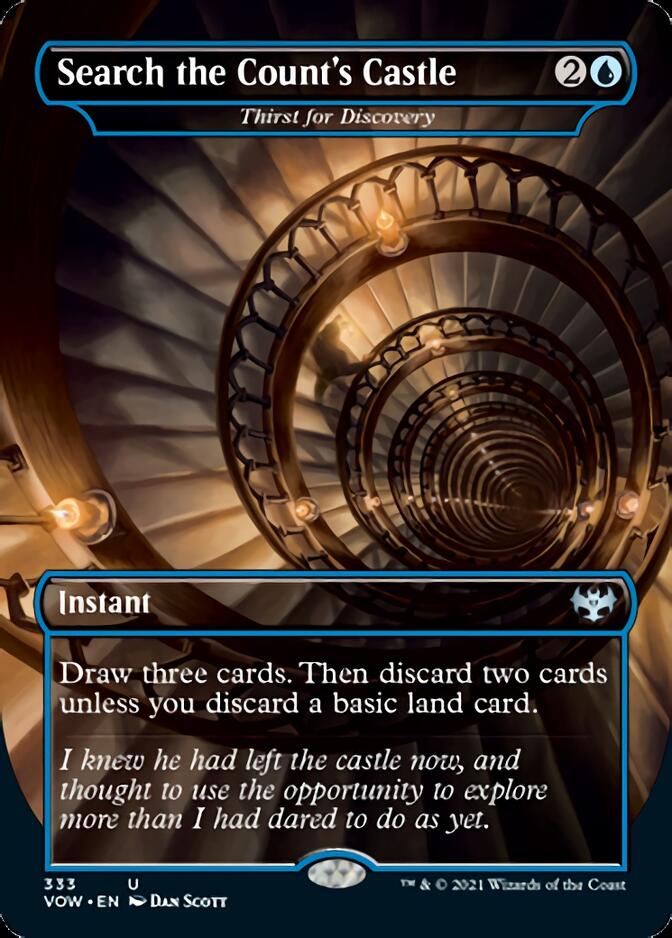 Thirst for Discovery - Search the Count's Castle [Innistrad: Crimson Vow] Magic: The Gathering