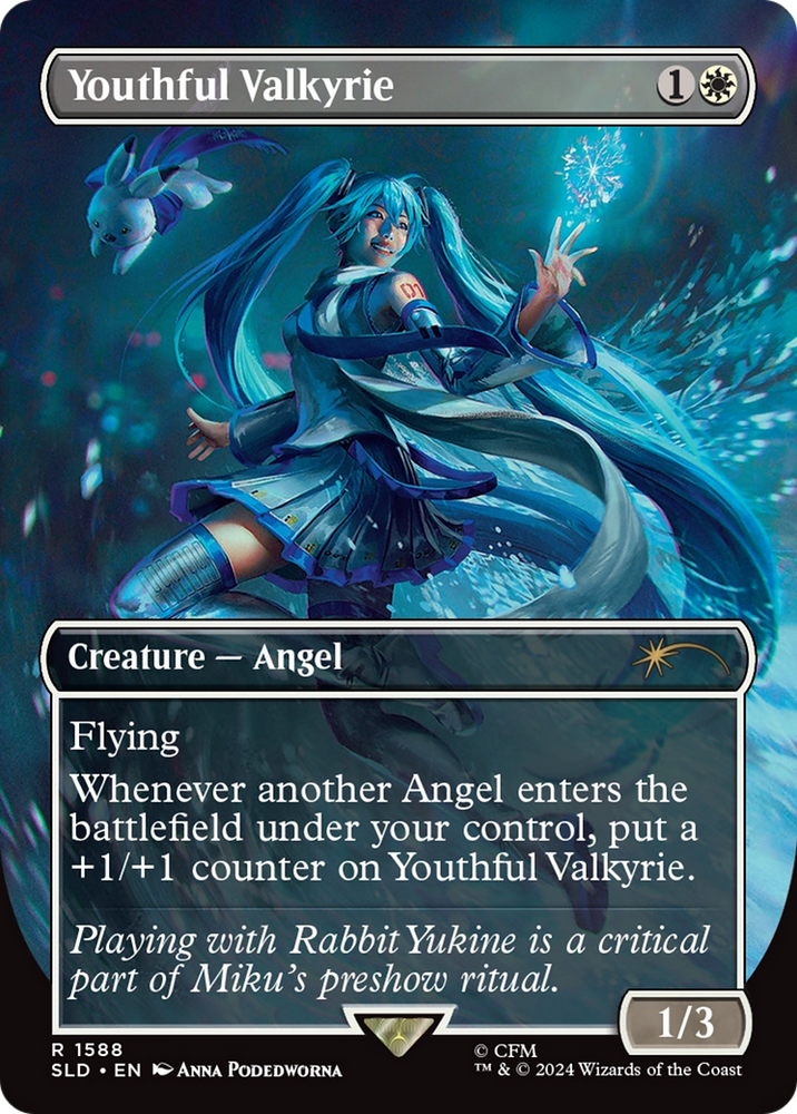 Youthful Valkyrie (Rainbow Foil) [Secret Lair Drop Series] Magic: The Gathering