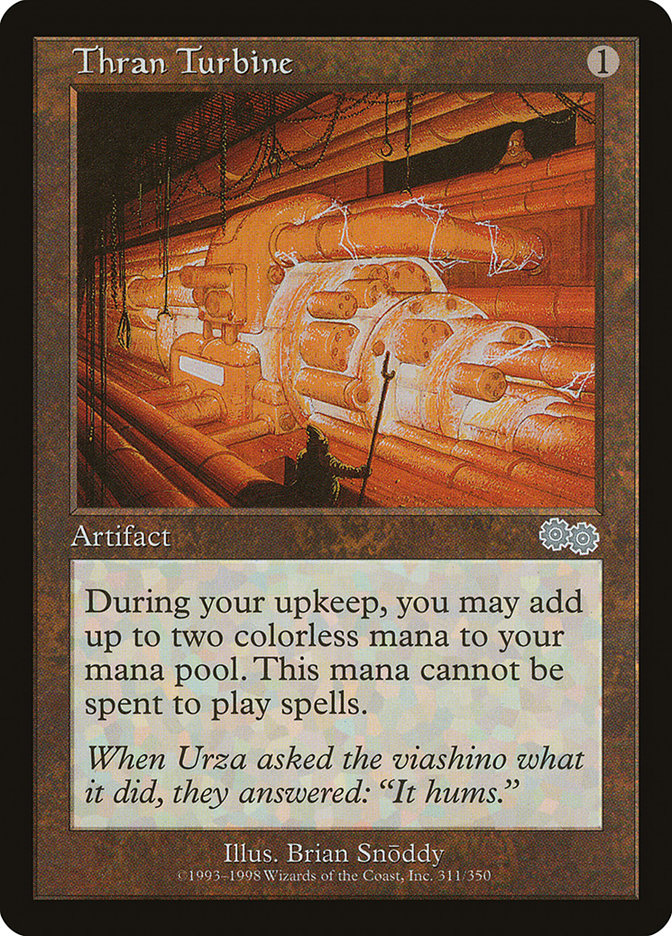 Thran Turbine [Urza's Saga] Magic: The Gathering