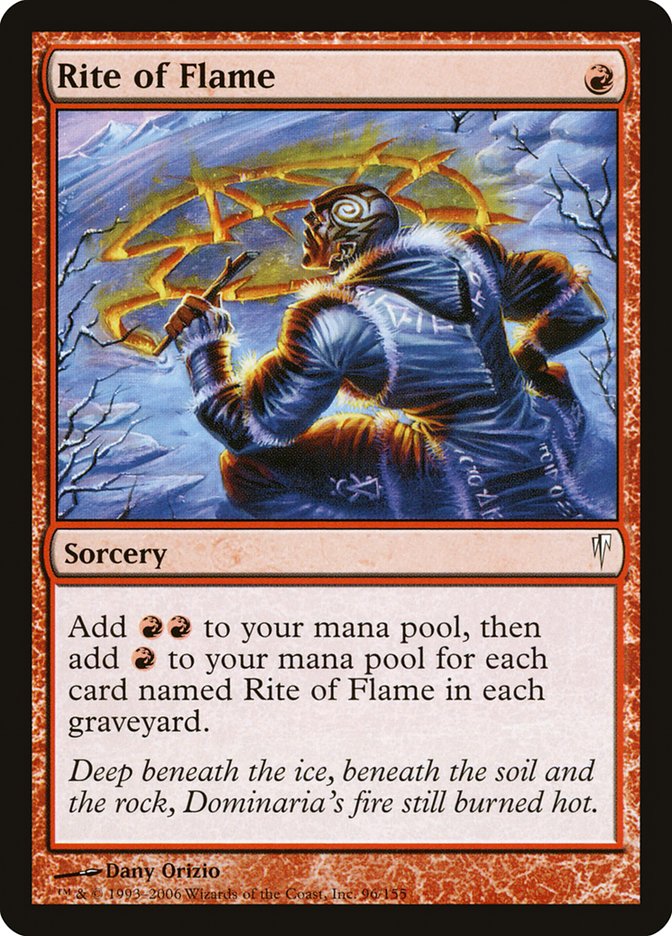 Rite of Flame [Coldsnap] Magic: The Gathering