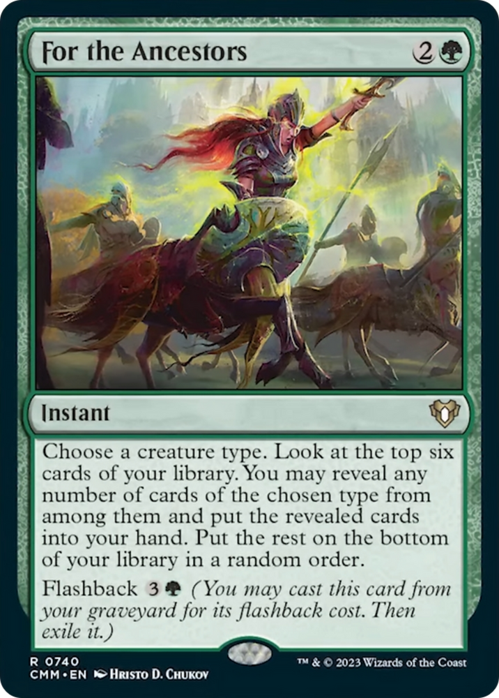 For the Ancestors [Commander Masters] Magic: The Gathering