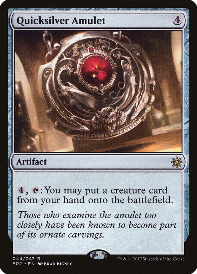 Quicksilver Amulet [Explorers of Ixalan] Magic: The Gathering