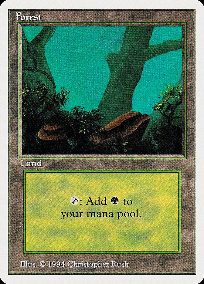Forest (304) [Summer Magic / Edgar] Magic: The Gathering