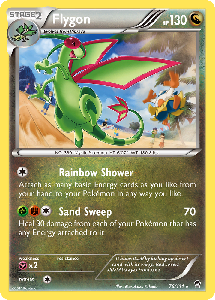 Flygon (76/111) [XY: Furious Fists] Pokémon