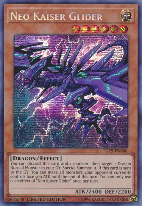 Neo Kaiser Glider [TN19-EN006] Prismatic Secret Rare - Yugioh Cards For Your TCG Needs!