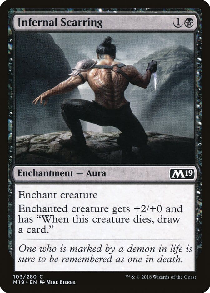 Infernal Scarring [Core Set 2019] Magic: The Gathering