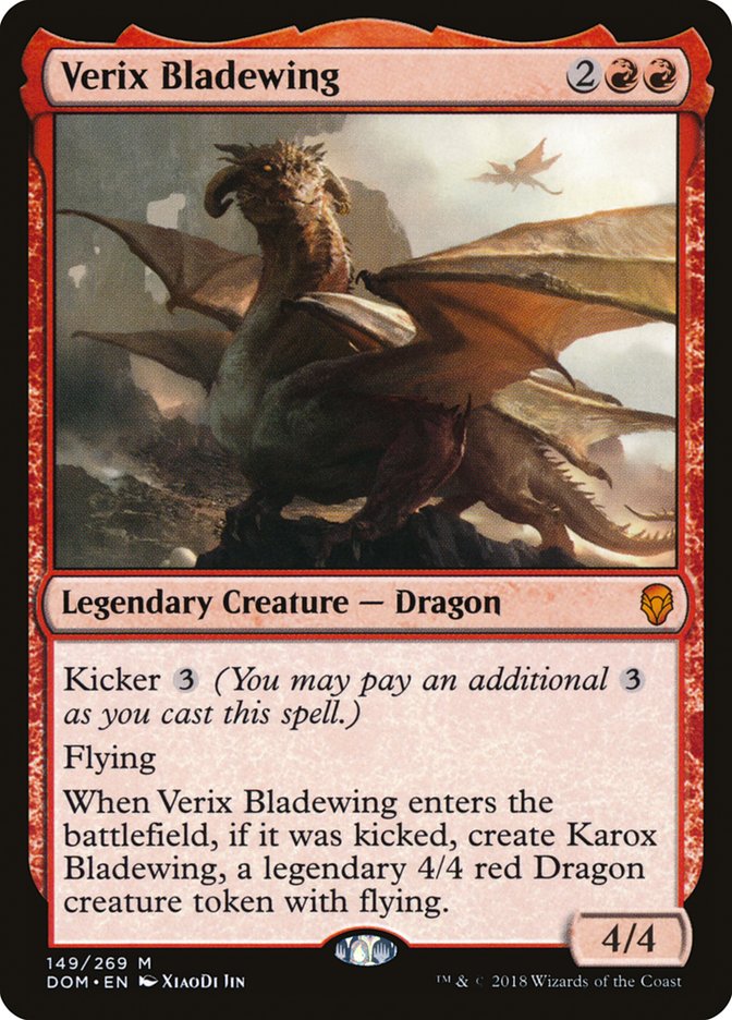 Verix Bladewing [Dominaria] Magic: The Gathering