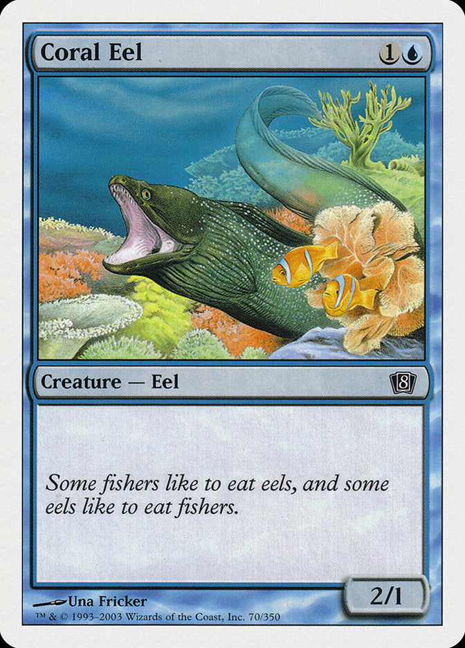 Coral Eel [Eighth Edition] Magic: The Gathering