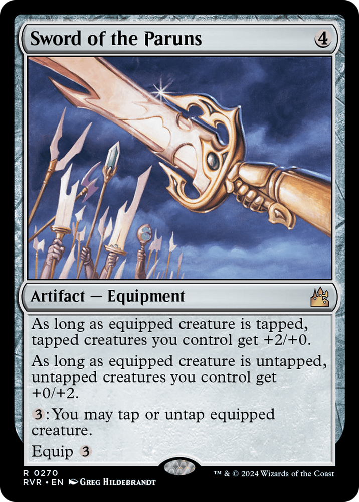 Sword of the Paruns [Ravnica Remastered] Magic: The Gathering