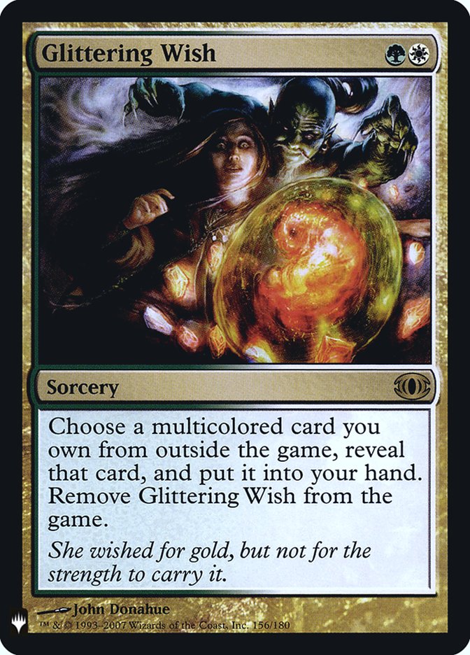 Glittering Wish [Mystery Booster] Magic: The Gathering