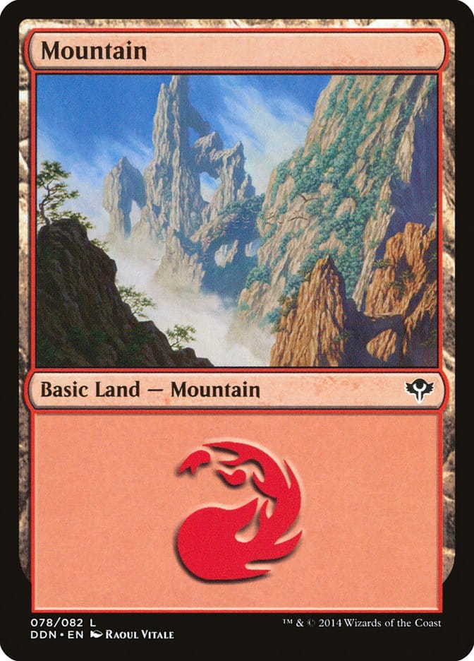 Mountain (78) [Duel Decks: Speed vs. Cunning] Magic: The Gathering