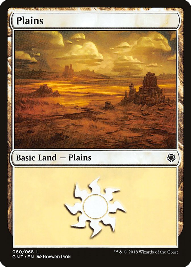 Plains (60) [Game Night 2018] Magic: The Gathering