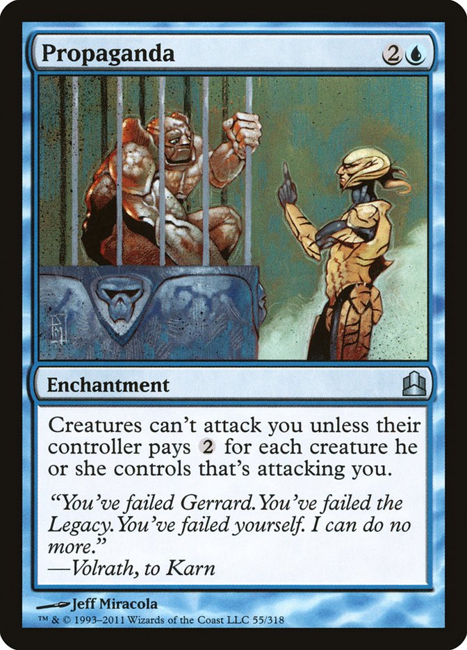 Propaganda [Commander 2011] Magic: The Gathering