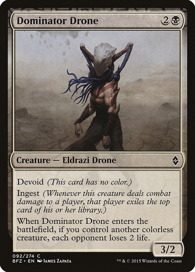 Dominator Drone [Battle for Zendikar] Magic: The Gathering