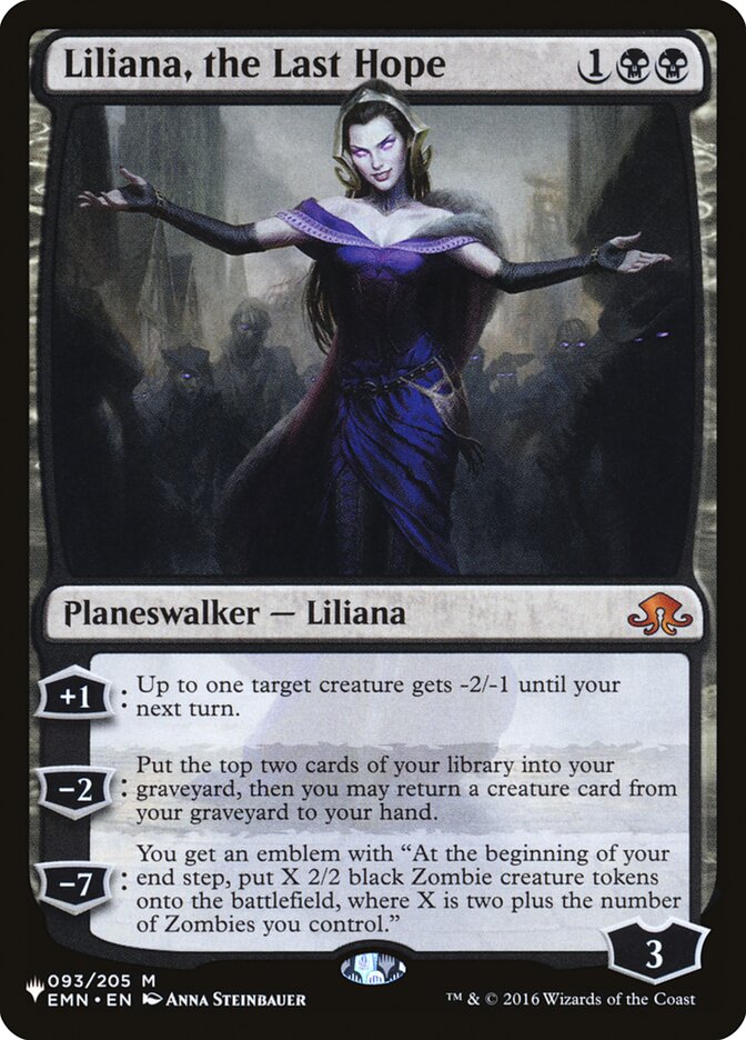Liliana, the Last Hope [The List] Magic: The Gathering
