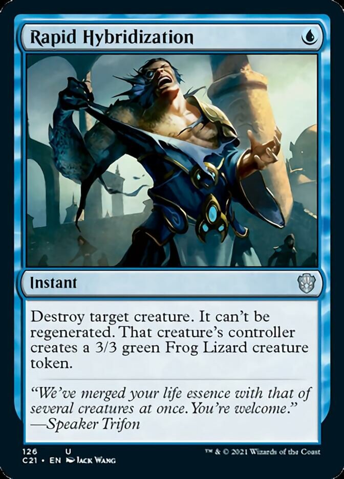 Rapid Hybridization [Commander 2021] Magic: The Gathering