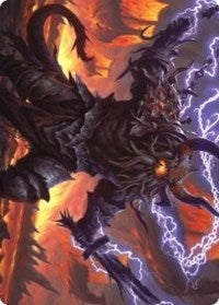 Kardur, Doomscourge Art Card [Kaldheim Art Series] Magic: The Gathering