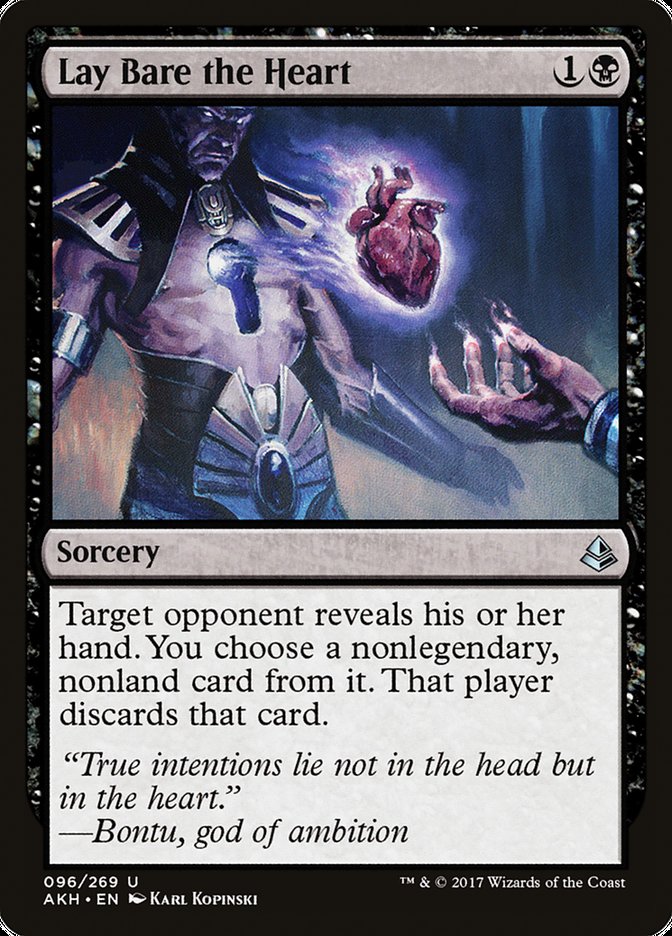 Lay Bare the Heart [Amonkhet] Magic: The Gathering