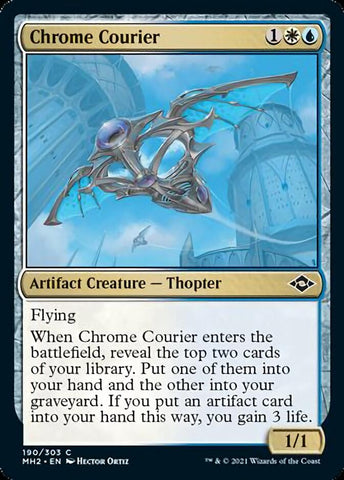 Chrome Courier [Modern Horizons 2] Magic: The Gathering