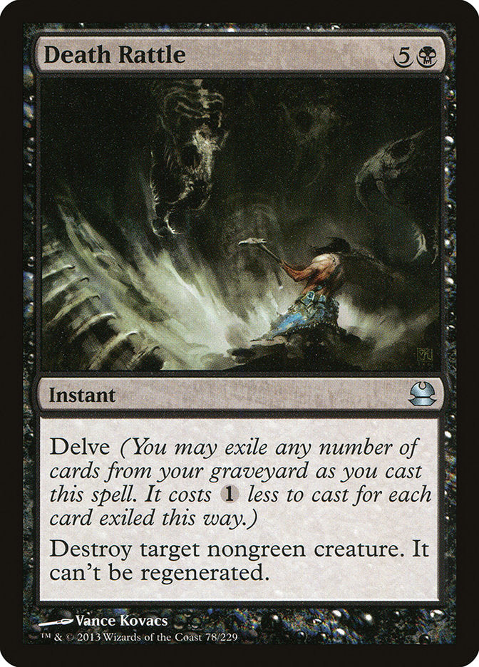 Death Rattle [Modern Masters] Magic: The Gathering