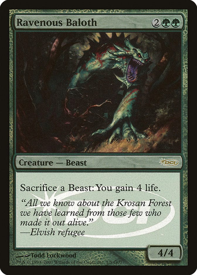 Ravenous Baloth [Judge Gift Cards 2007] Magic: The Gathering