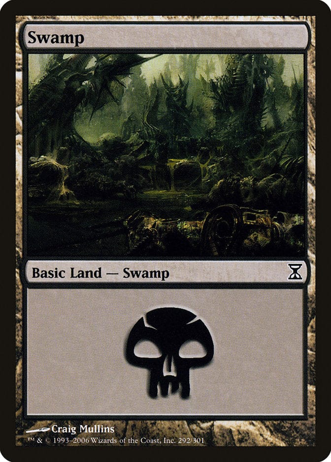 Swamp (292) [Time Spiral] Magic: The Gathering