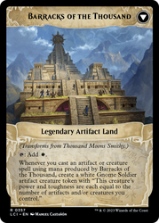 Thousand Moons Smithy // Barracks of the Thousand [The Lost Caverns of Ixalan Prerelease Cards] Magic: The Gathering