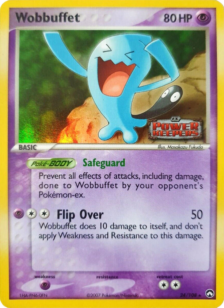 Wobbuffet (24/108) (Stamped) [EX: Power Keepers] Pokémon