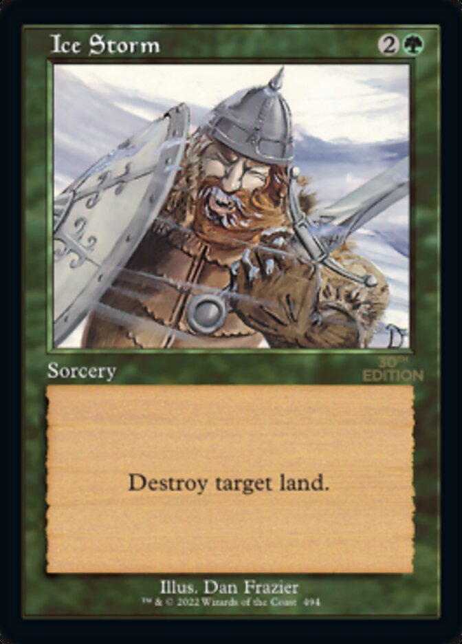 Ice Storm (Retro) [30th Anniversary Edition] Magic: The Gathering