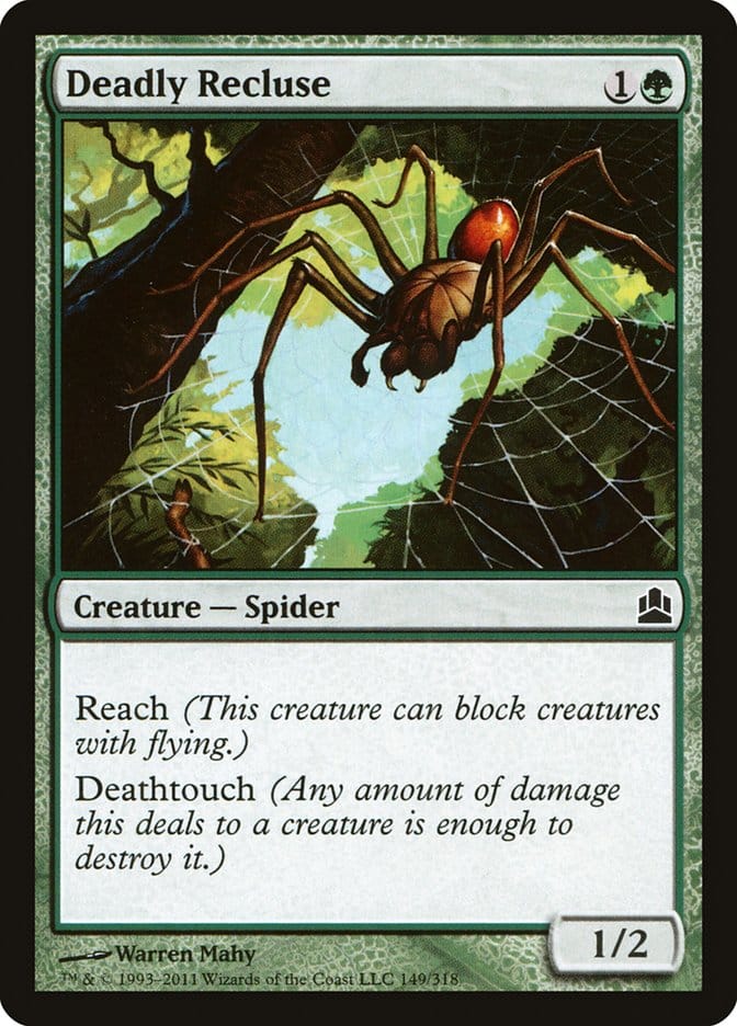 Deadly Recluse [Commander 2011] Magic: The Gathering
