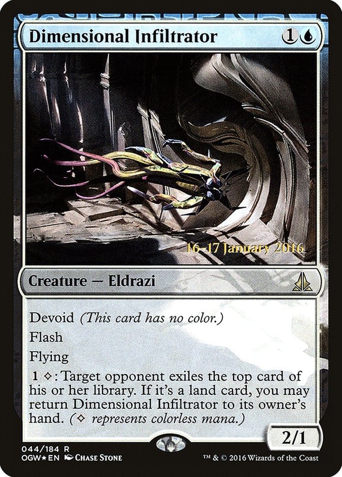 Dimensional Infiltrator [Oath of the Gatewatch Prerelease Promos] Magic: The Gathering