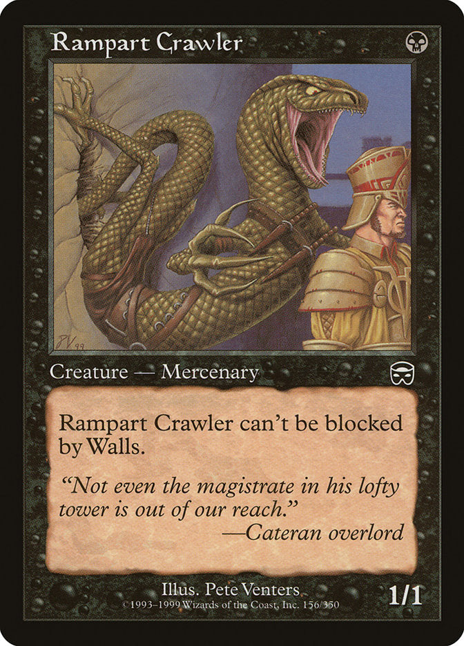 Rampart Crawler [Mercadian Masques] Magic: The Gathering