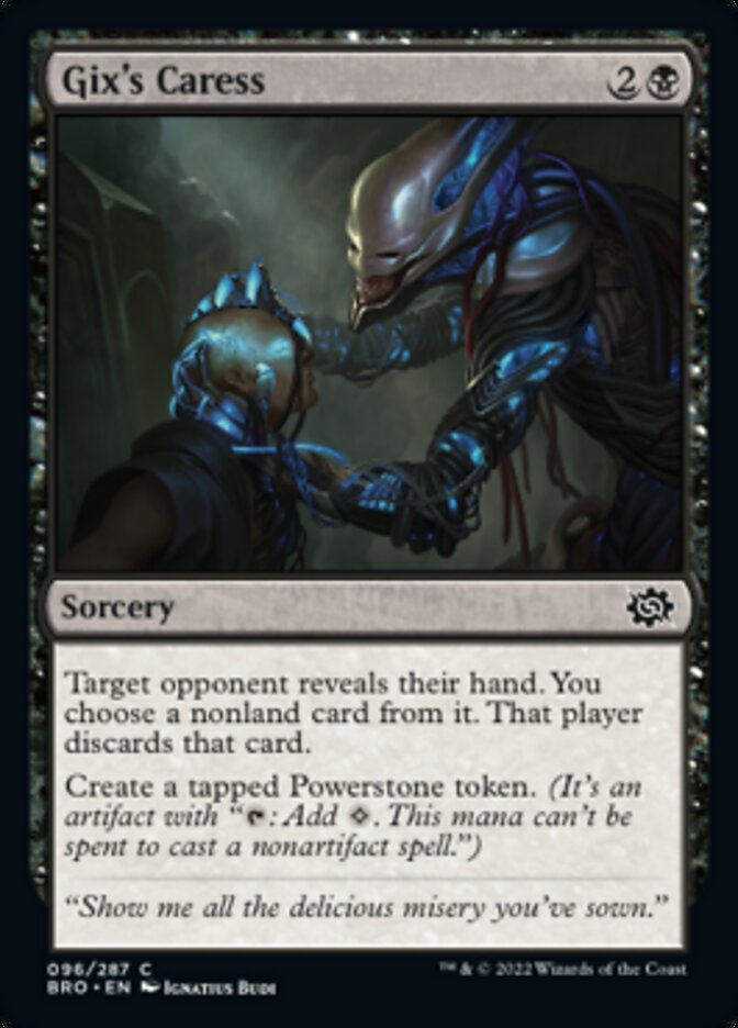 Gix's Caress [The Brothers' War] Magic: The Gathering