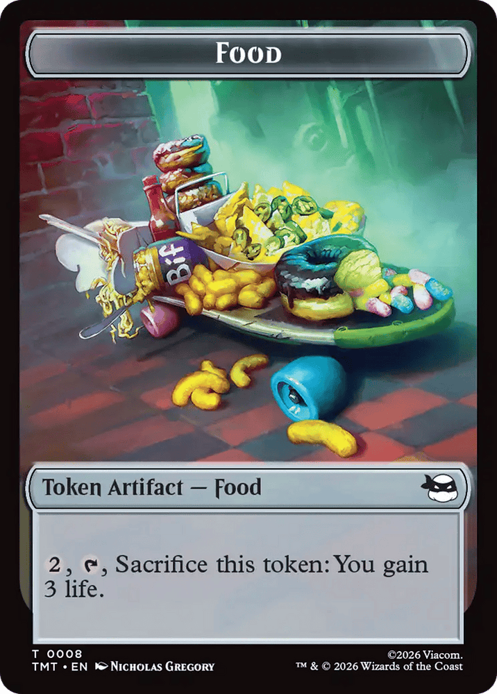 Insect Warrior // Food Double-Sided Token [Teenage Mutant Ninja Turtles Tokens]