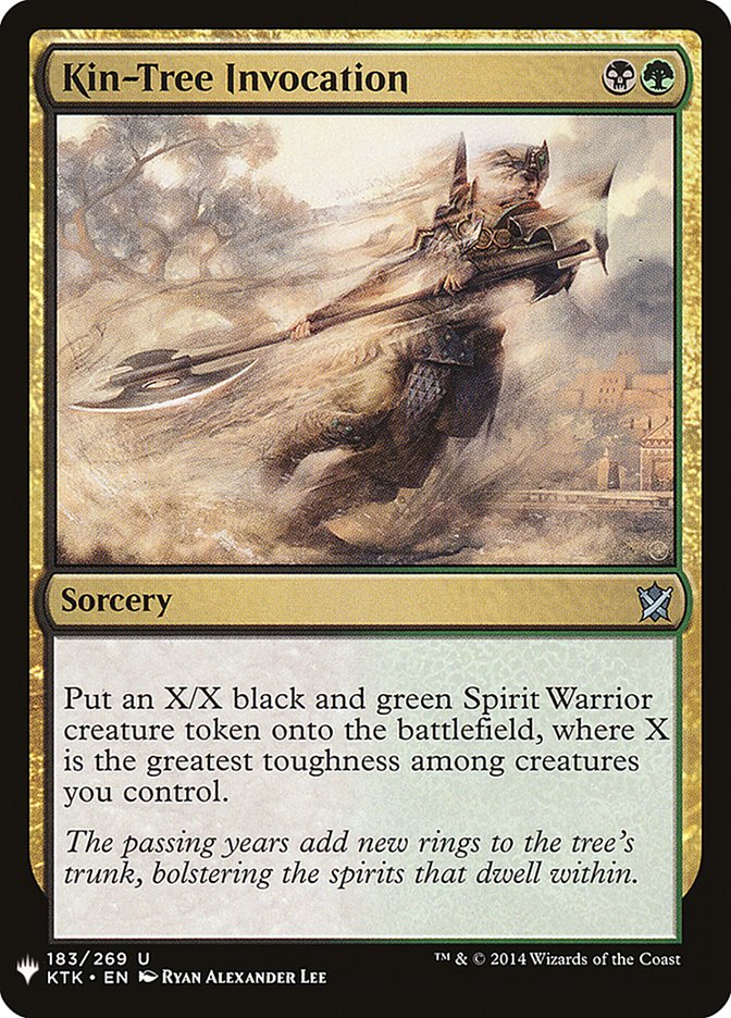 Kin-Tree Invocation [Mystery Booster] Magic: The Gathering