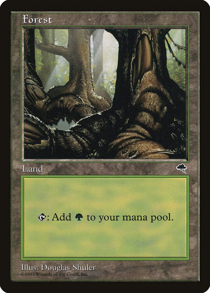 Forest (Large Roots) [Tempest] Magic: The Gathering
