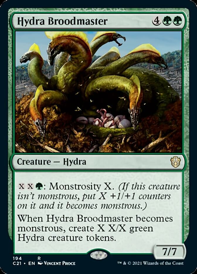 Hydra Broodmaster [Commander 2021] Magic: The Gathering