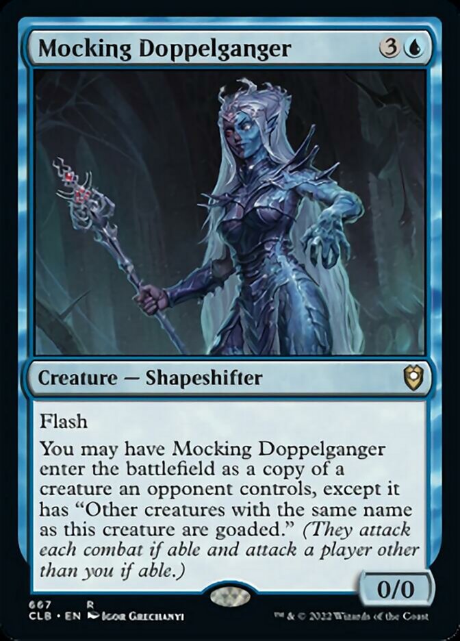 Mocking Doppelganger [Commander Legends: Battle for Baldur's Gate] Magic: The Gathering