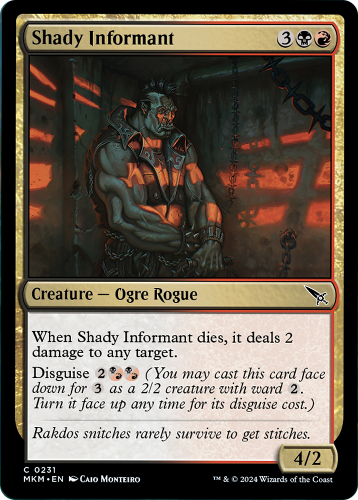 Shady Informant [Murders at Karlov Manor] Magic: The Gathering