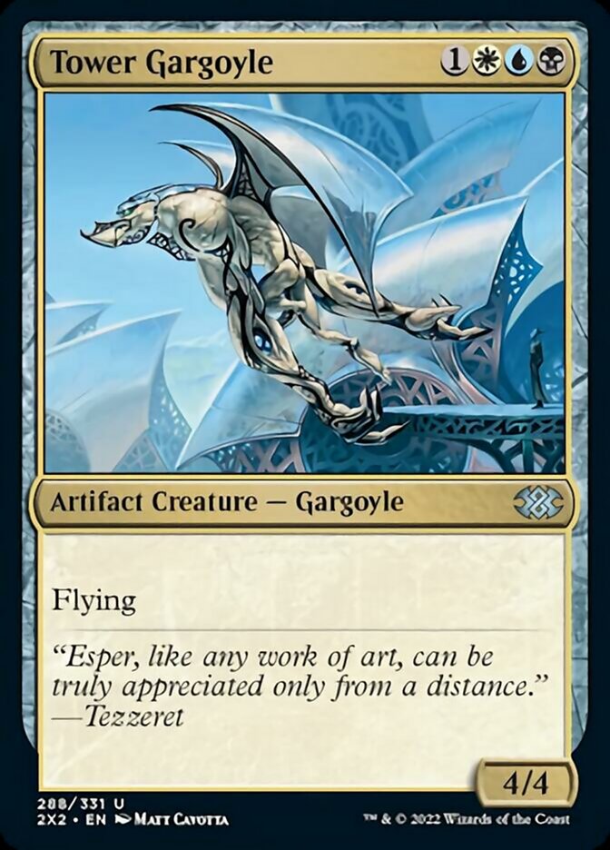 Tower Gargoyle [Double Masters 2022] Magic: The Gathering